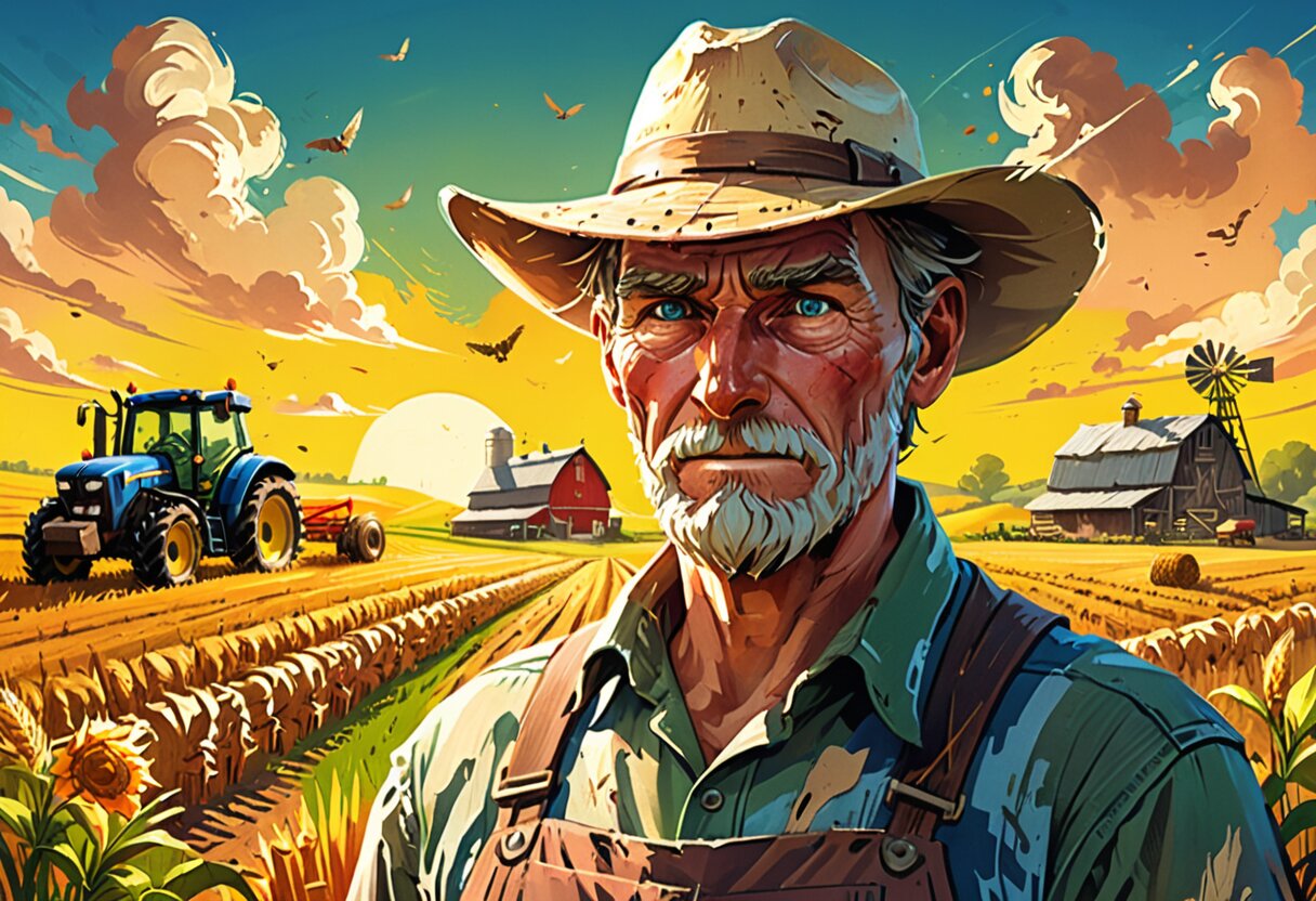 Fan-art of The Farmer Was Replaced