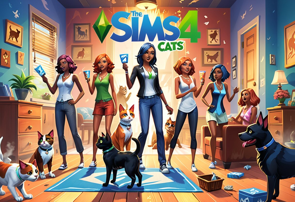 Fan-art of The Sims™ 4 Cats & Dogs
