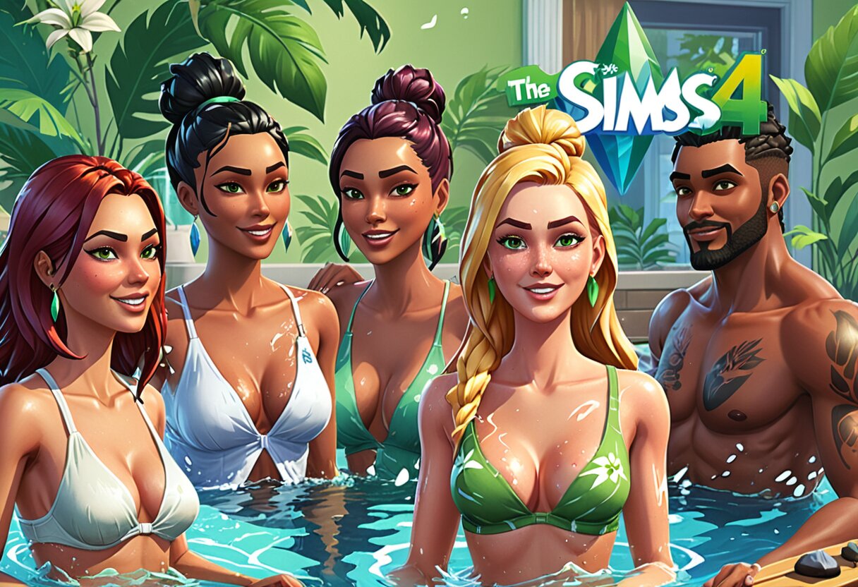 Fan-art of The Sims™ 4 Spa Day Game Pack