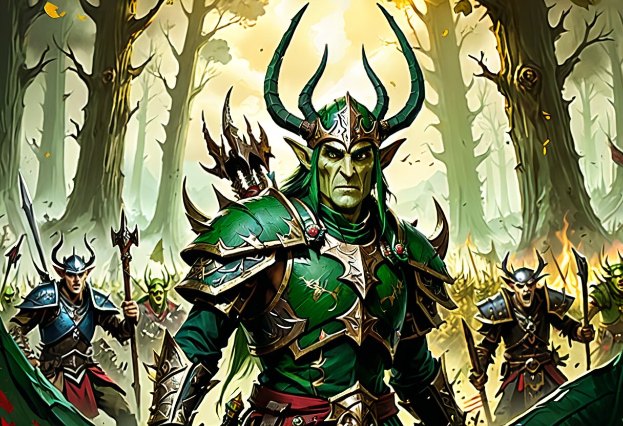 Fan-art of Total War: WARHAMMER - Realm of The Wood Elves