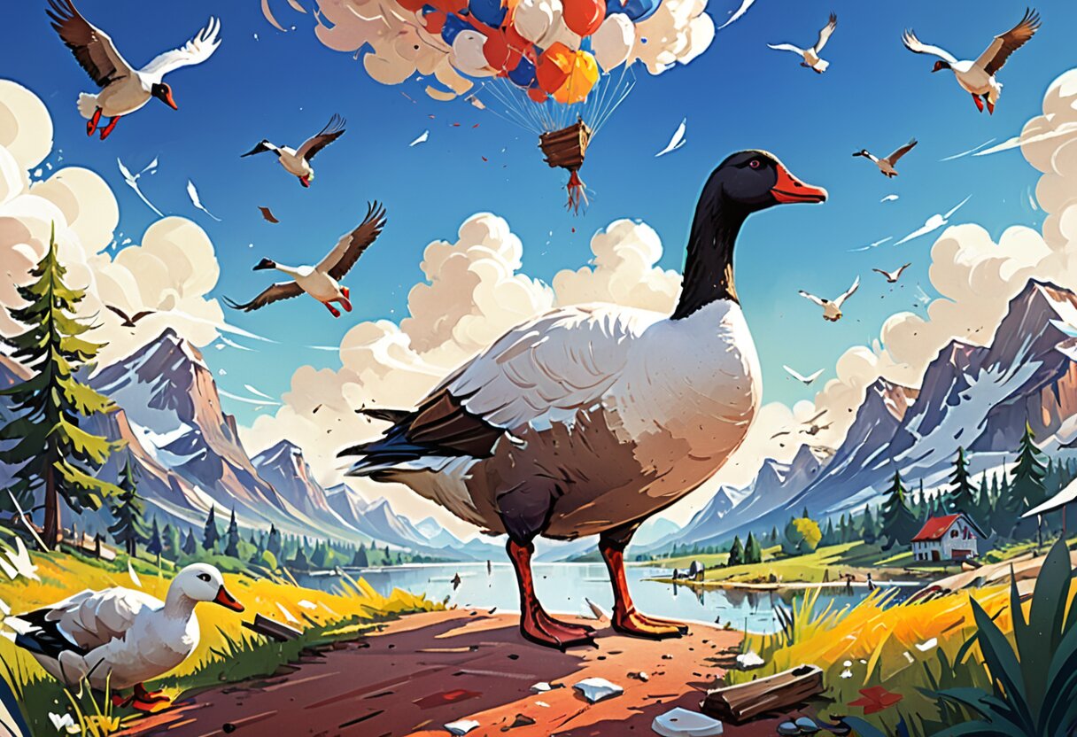 Fan-art of Untitled Goose Game