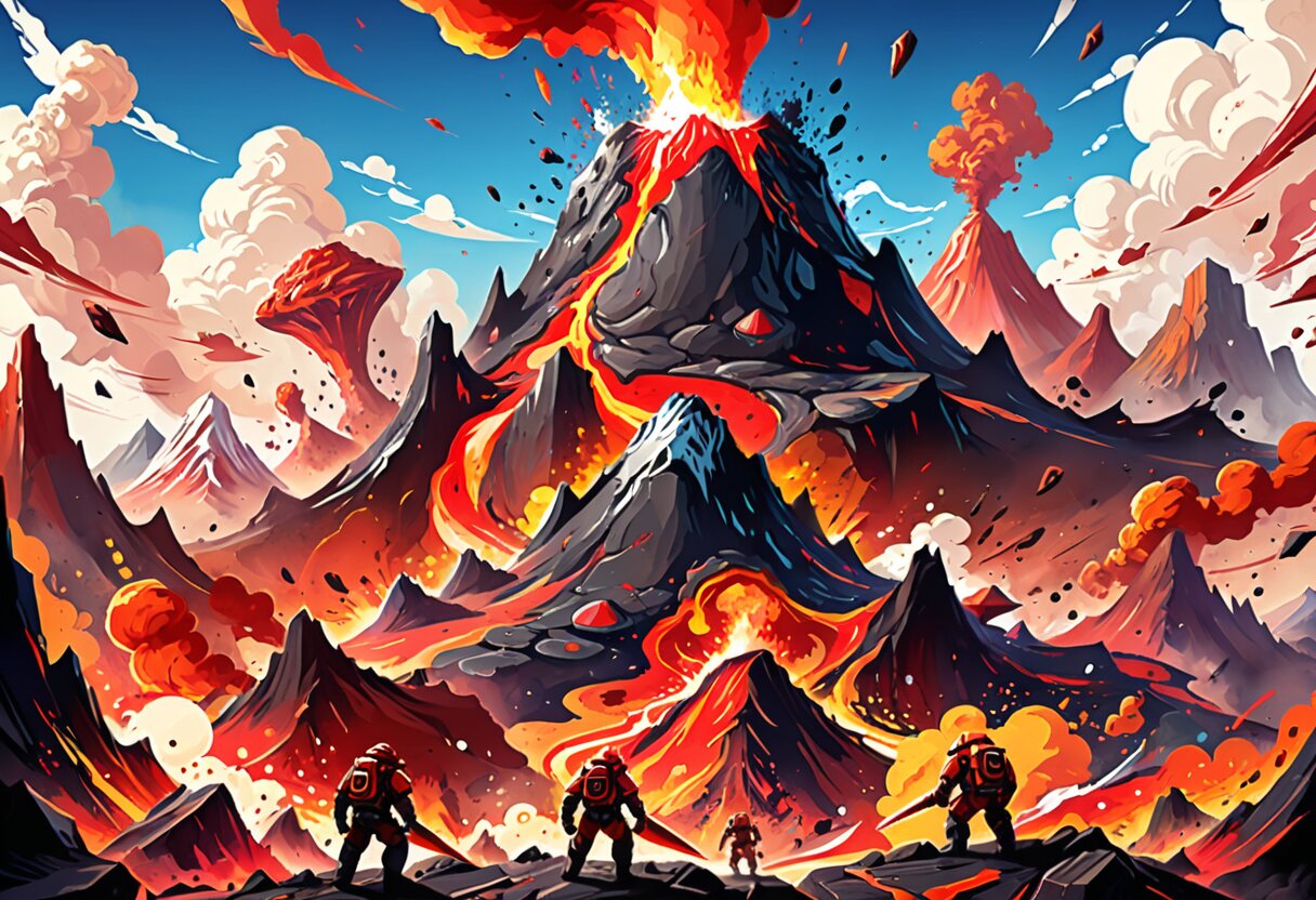 Fan-art of Volcanoids