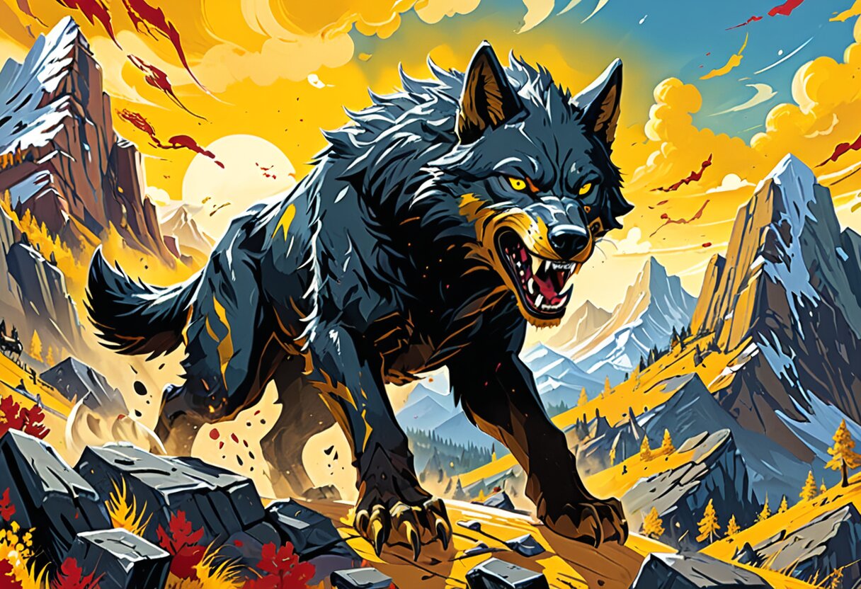 Fan-art of WolfQuest Anniversary - Hellroaring Mountain