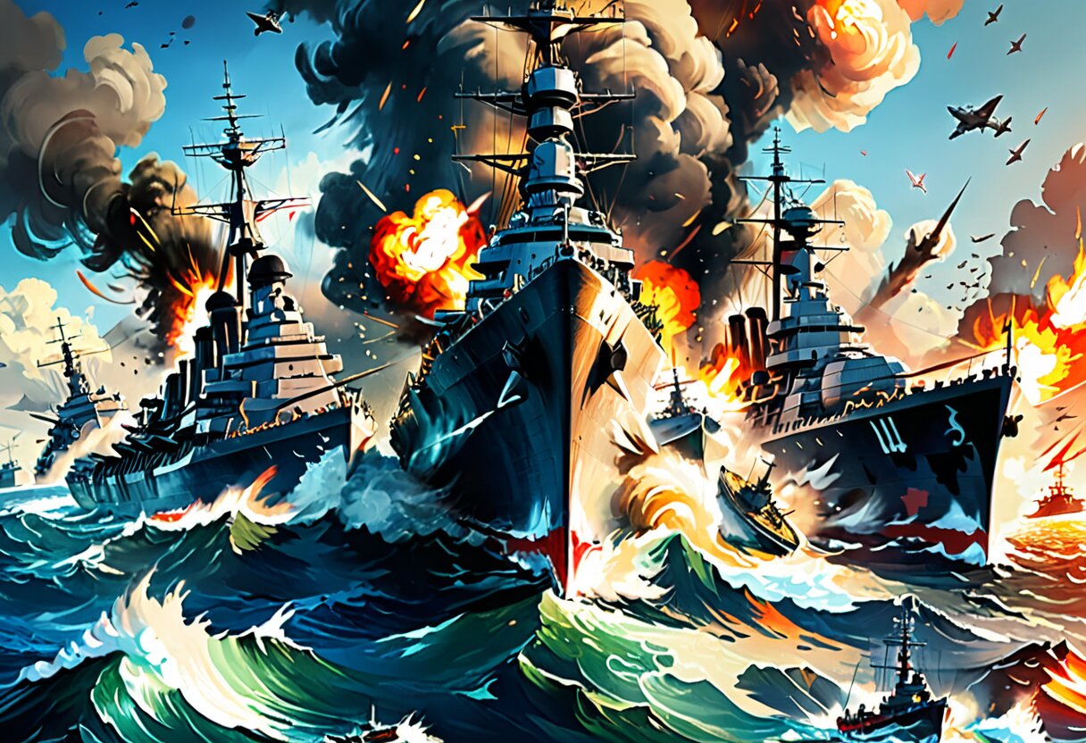 Fan-art of World of Warships